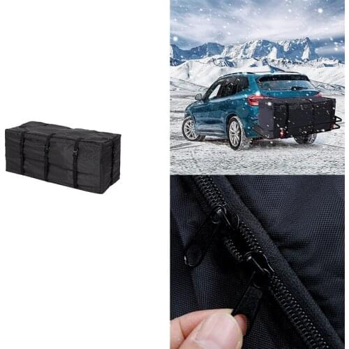 Car Roof Top Cargo Carrier Bag 120X51X51CM Waterproof Universal for Car SUV Camping Bag, Oxford Cloth