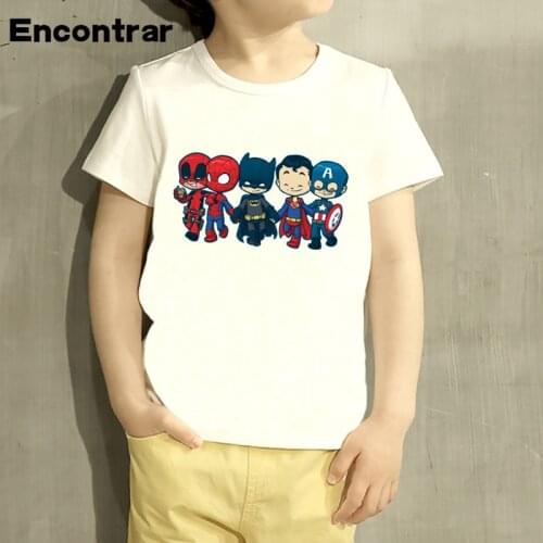 Super Childish Hero Bros Cartoon Design Baby Boys/Girl T Shirt Kids Funny Short Sleeve Tops Children Cute T-Shirt,HKP5094