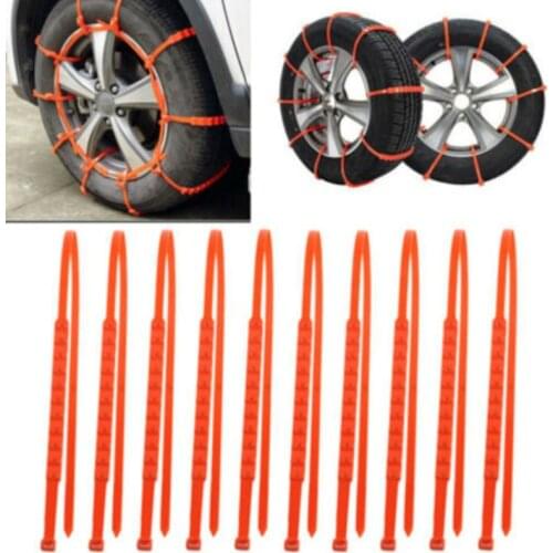 Universal Car Anti-Skid Chains Winter Outdoor Tire Emergency Chain Traction Mud Tire Wheels Snow Chains For SUV Car Driving