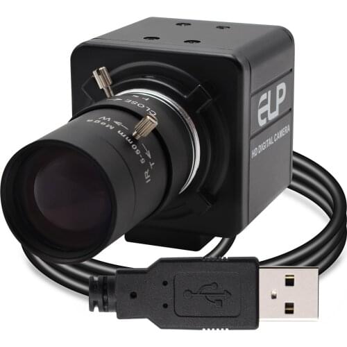 4K Sony IMX415 USB Camera High Frame Rate 3840x2160 MJPEG 30fps UVC Plug and Play USB Webcam with Varifocal CS lens for PC Video