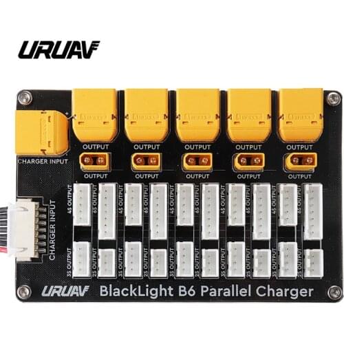 URUAV Blacklight B6 XT30 XT60 Plug 2-6S Lipo Battery Charger Board For IMAX B6 ISDT Q6 PRO Lite HOTA H6 Pro D6 A6 Charger