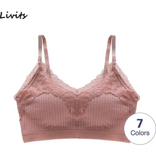 Women Bras With Chest Pad Adjustable Lace Push Up Bralette Brassiere Lingerie Underwear Sexy Casual Korean SA1189