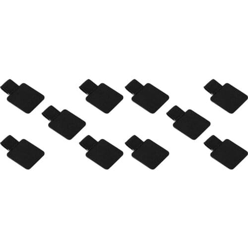 10 Pcs Pen Loop Holder For Notebooks Planners Tablet Case,Self Adhesive Leather Pencil Holder With Elastic Loop For Pens