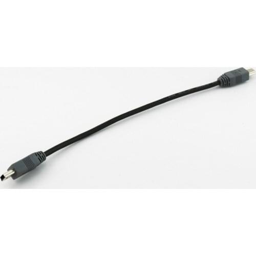 1x Mini USB Type B Male To 5 Pin Male Plug Converter OTG Sync Data Adapter Cable 20cm