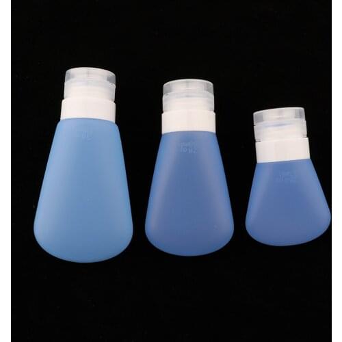 3 Pcs Portable Travel Bottles Set Silicon Tubes for Shampoo Lotion Liquids