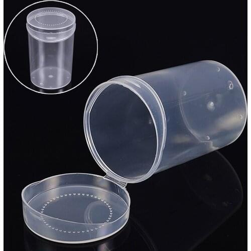 50x78mm Makeup Puff Holder Beauty Sponge Storage Box Transparent Cosmetic Puff Container Mini Make Up Supplies Tools