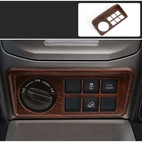 For Toyota LAND CRUISER PRADO FJ150 2018 2019 Interior Console Cigarette lighter Cover Panel Trim Chrome Car-Styling Accessories