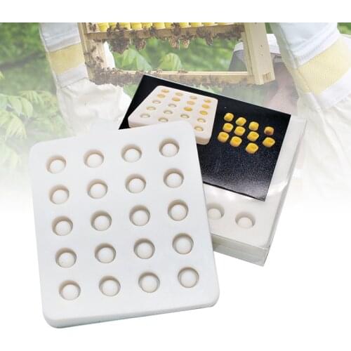 Queen Bee Cell Cup Mold Beeswax Silicone Mold for Queen Rearing Royal Jelly Cell Cup Beekeeping Queen Cell Making
