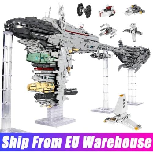 Mould King 21001 Star Toys Compatible MOC 5083 UCS Nebulon-B Medical Frigate Model Building Blocks Bricks Kids Christmas Gifts