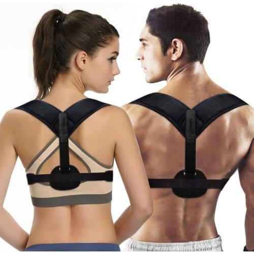 Hunchback Corrector Elastic Shoulder Posture Correction Strap Adjustable Spine Support Brace