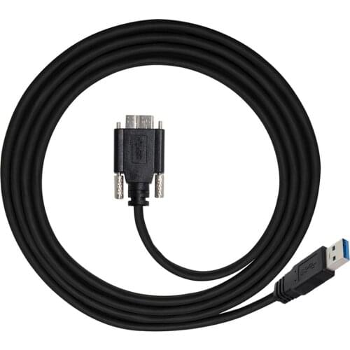 USB 3.0 A type Cable Male to Micro USB 3.0 B Male with Mount Panel Screws for Hard Disk Mobile Phone