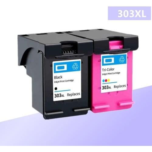 Ink Cartridge 303XL Compatible for HP303 for Hp 303 for HP Envy 6220 6222 6230 6234 6252 6255 7120 7130 7132 7155 Printers