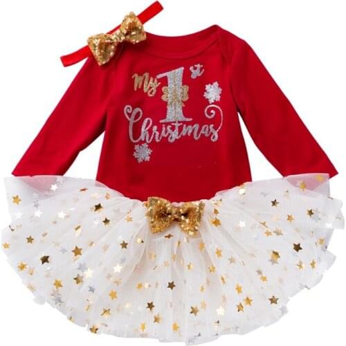 Newborn Baby Girl Clothes Baby Clothing sets Tutu Romper Infant Baby Christmas Outfits