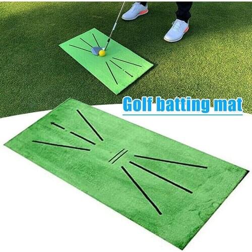 Golfs Training Hitting Mat Flannel Golfs Training Aid Pad Simulators Game Home Office Outdoor Use 30x60cm FK88