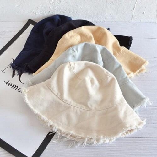 Summer Fisherman Hat Female Sunbonnet Casual Artistic Young People Students All-match Burr Bucket Mori Girl Foldable