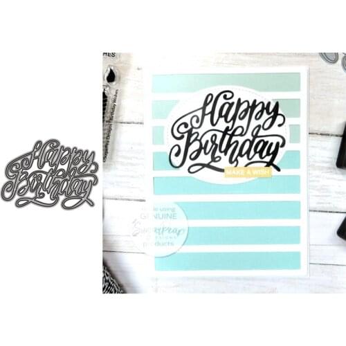 English Words Metal Cutting Dies for Scrapbooking Handmade Tools Mold Cut Stencil New DIY Card Make Mould Model Craft Decoration