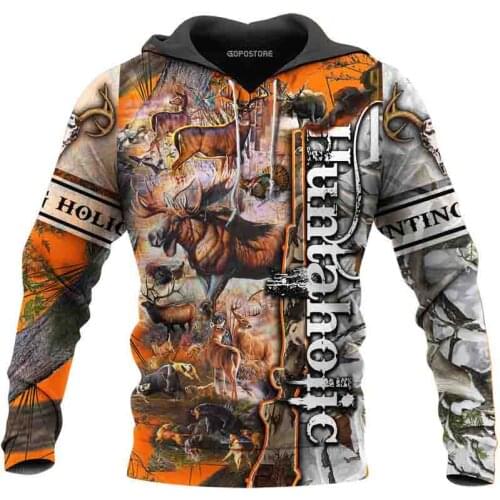 2021 Summer Hot Sale Men Hoodies Big Size Long Sleeve Anime Men Clothing Oversized Sport Huntaholic Sweatshirts