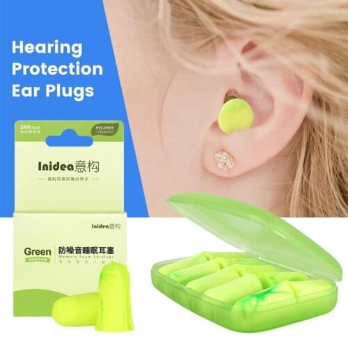Soft Sleep Earplugs Slow Rebound Sponge Noise Reduction Soundproof Earplugs Air Sleeping Ear Protector For Sleeping Health