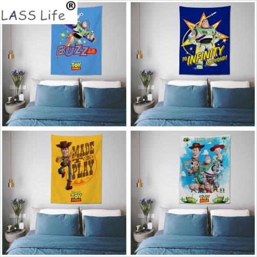 Cartoons Macrame Wall Tapestry Nordic Tapestry Wall Hanging Picnic Blanket Decorative Wall Cloth Tapisserie Cute Room Decor