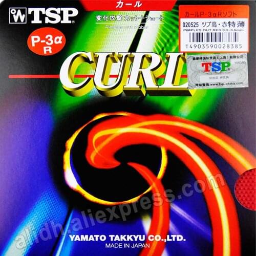 Original TSP CURL-P-3aR alpha t-20525 20533 long pimples table tennis rubber Joo se-hyuk table tennis racket racquet sports