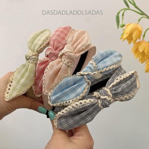 Women Headband Twist Hairband Girl Bows Headbands Cross Turban Hairbands Tender Cute Headwear Hair Hoop Girls Hair Accessories