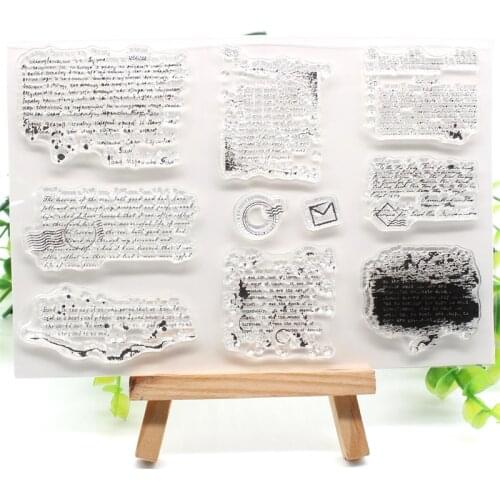 ZFPARTY The Moment Transparent Clear Silicone Stamps for DIY Scrapbooking/Card Making/Kids Crafts Fun Decoration Supplies