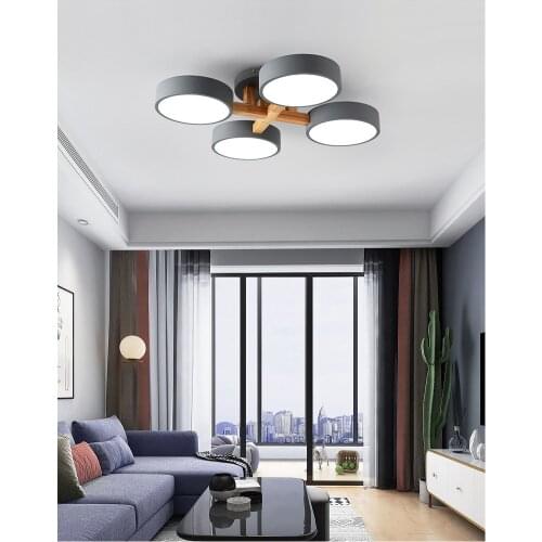 Nordic Macaron LED Ceiling Lamp Dining Room, Study Room Lamps And Living Room Lamps