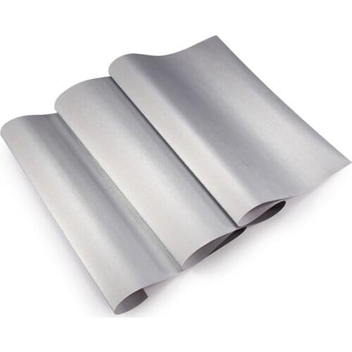 Car Styling Silver Metallic Brushed Aluminum Vinyl Matt Brushed Car Wrap Film Sticker Decal With Bubble