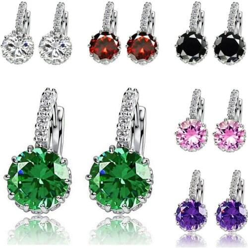 SUMENG Women's Silver Earrings