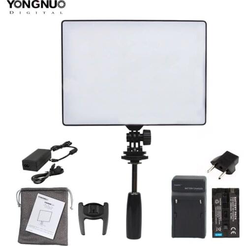 YONGNUO YN300 Air YN300air 3200k-5500k YN-300 air Pro LED Camera Video Light with NP- F550 Battery and Charger for Canon Nikon
