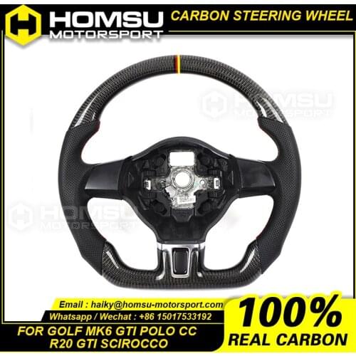 Custom alcantar led carbon fiber LED steering wheel For vw R20 gti Scirocco gli racing wheel convertible