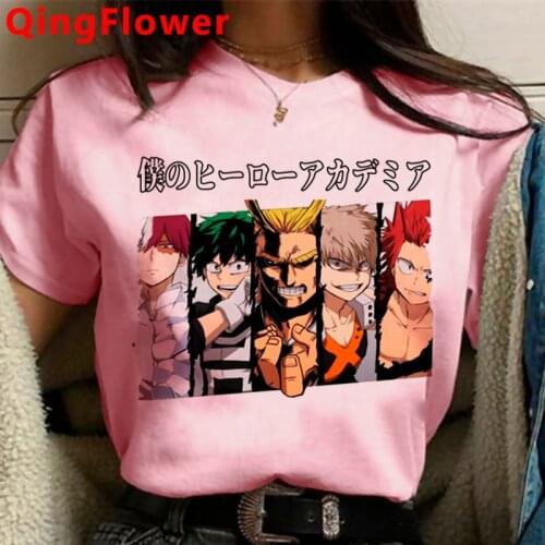My Hero Academia Bakugou T-shirt Women Cute Anime Boku No Hero Academia T Shirt Cool Todoroki Graphic Tshirt 90s Top Tees Female