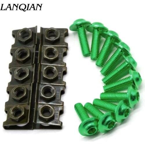 10 pieces 6mm motorbike screwse body fairing For Yamaha XMAX T MAX TMAX 530 TMAX530 TMAX 500 XMAX 125 250 300 400