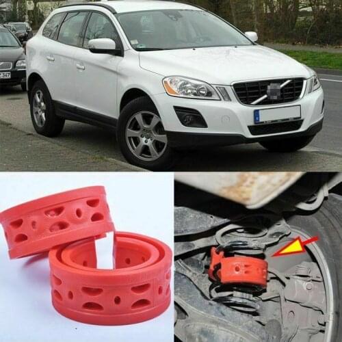 2pcs Rear Air Suspension Shock Bumper Spring Coil Cushion Buffer For Volvo Xc60