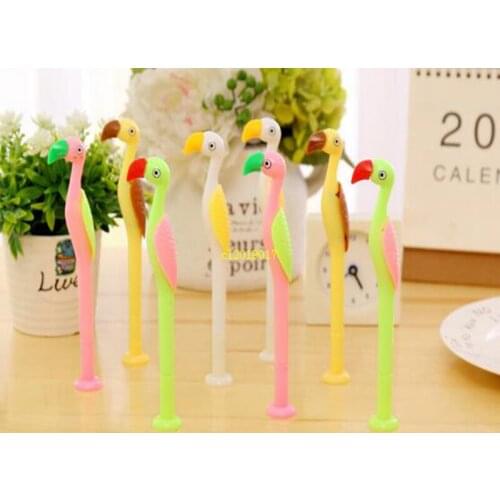 2000PC gel pen lovely cut ostrich Creative novelty gel pens office stationery