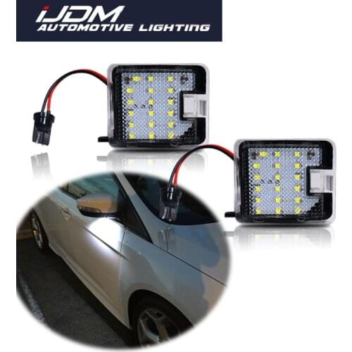 2x CANBUS LED Under Mirror Puddle light for Ford Focus MK3 MK2 Mondeo MKIV MKV Kuga C-Max Escape S-Max Under Mirror Welcome Lamp