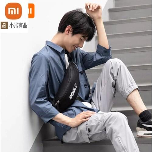 3 color youpin youpin leisure anti-theft chest bag large capacity waist bag 125g lightweight, stylish, durable and high quality