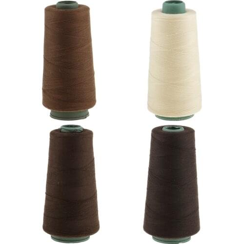 4Pcs Hair Extension Weave/Hair Track Sew Weft Thread For Wig Making Needles,Thin,Lightweight and Strong