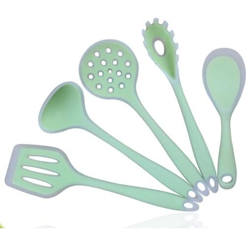 5/8pcs/set Of Kitchen Silicone Scraper Strainer Silicone Kitchen Spatula Silicone Kitchenware set