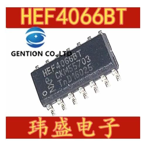 20PCS Four single throw HEF4066BT SOP-14 HEF4066BT analog switch chip in stock 100% new and original