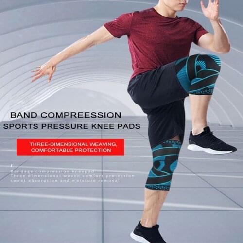 CHAOBA 1PCS Knee Pads High Elasticity Sport Knee Support Guard Four Seasons Outdoor Sports Protector Kneepad Warm Relieve Joint