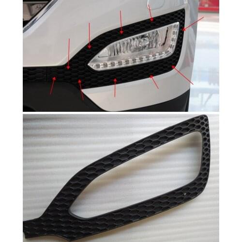 LED Fog Light Cover For Hyunda i Santa Fe IX45 Front Daytime Running Light Frame /Front Fog Lamp Cover 865632W010 865642W010