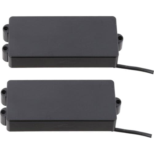 Black (Sealed) Ceramic Magnet Bass Humbucker 4 String Pickup for Bass Guitar