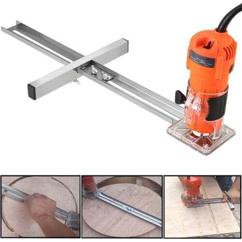 For Trimmer Machine Edge Guide Positioning Cutting board tool Hole opener Woodworking Router Circle Milling Groove