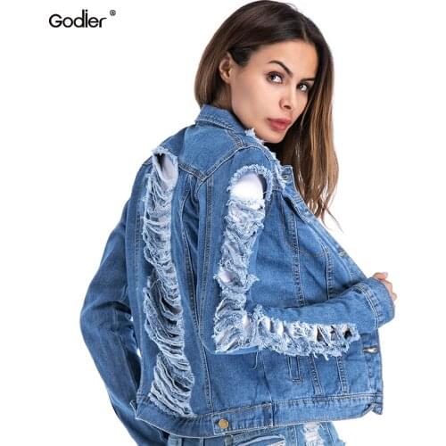 Godier Womens Denim Jackets