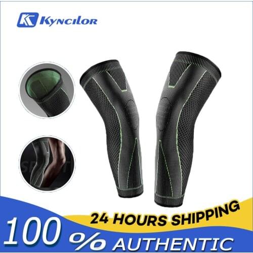 Kyncilor Summer High Elastic Kneecaps Compression Sleeves For Basketball Cycling Running Thin Leg Knee Brace Support Pads