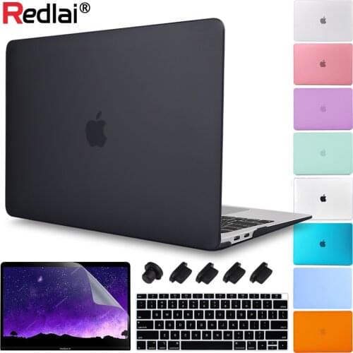 Matte Plastis Hard Shell Cover for MacBook Air Pro Retina 11 12 13 15 16 inch Touch ID A2338 A2289 A2251 2020 A2179 A2337 Cover