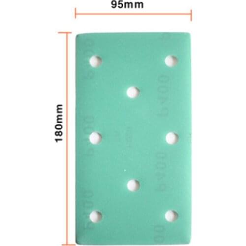 3+2+3 ATPRO 50PCS Sanding Sheets Set 8 Holes 93x180 mm 80-400 Grit for Orbital Sandpaper Abrasive Tools Suitable for Festool