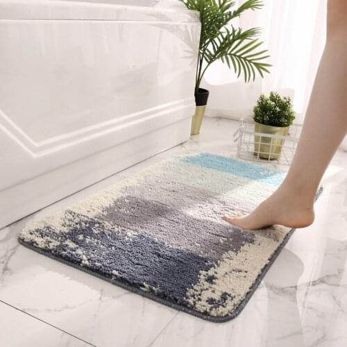 New Flocking Home Door Non-Slip Mat Door Welcome Anti Slip Kitchen Mat Rugs Doormat for Entrance Door Pad Tapete Mat Bathroom
