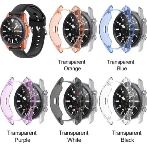 Suitable Protective Cover For Samsung Galaxy Watch 3 Screen Protector Smart Watch Protective Shell 41mm Hollow Case Cover TXTB1
